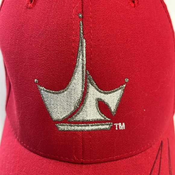 Paul Jr baseball hat SIGNED motorcycle american chopper red solid back size S/M - Picture 3 of 13